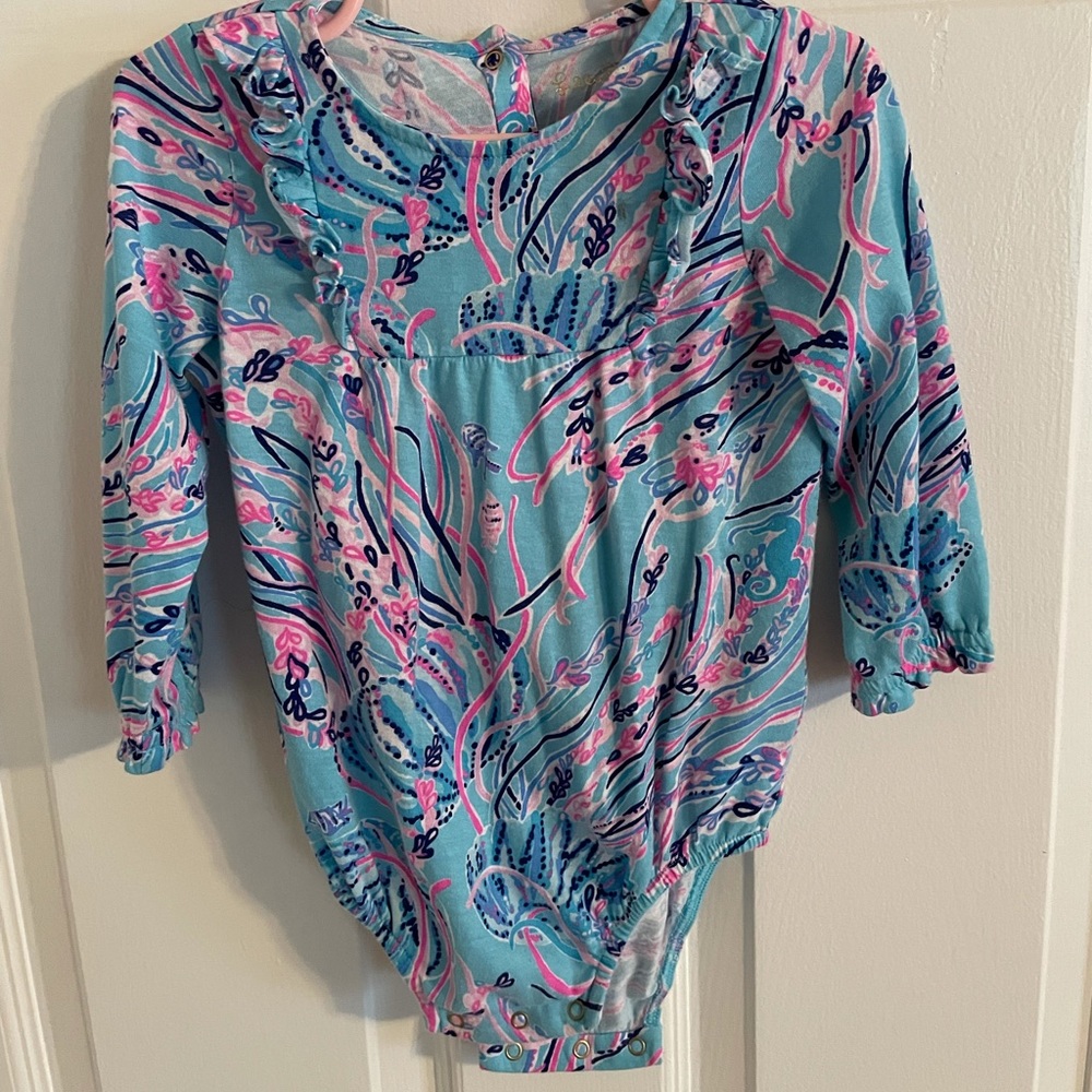 Lilly Pulitzer long sleeve onesie